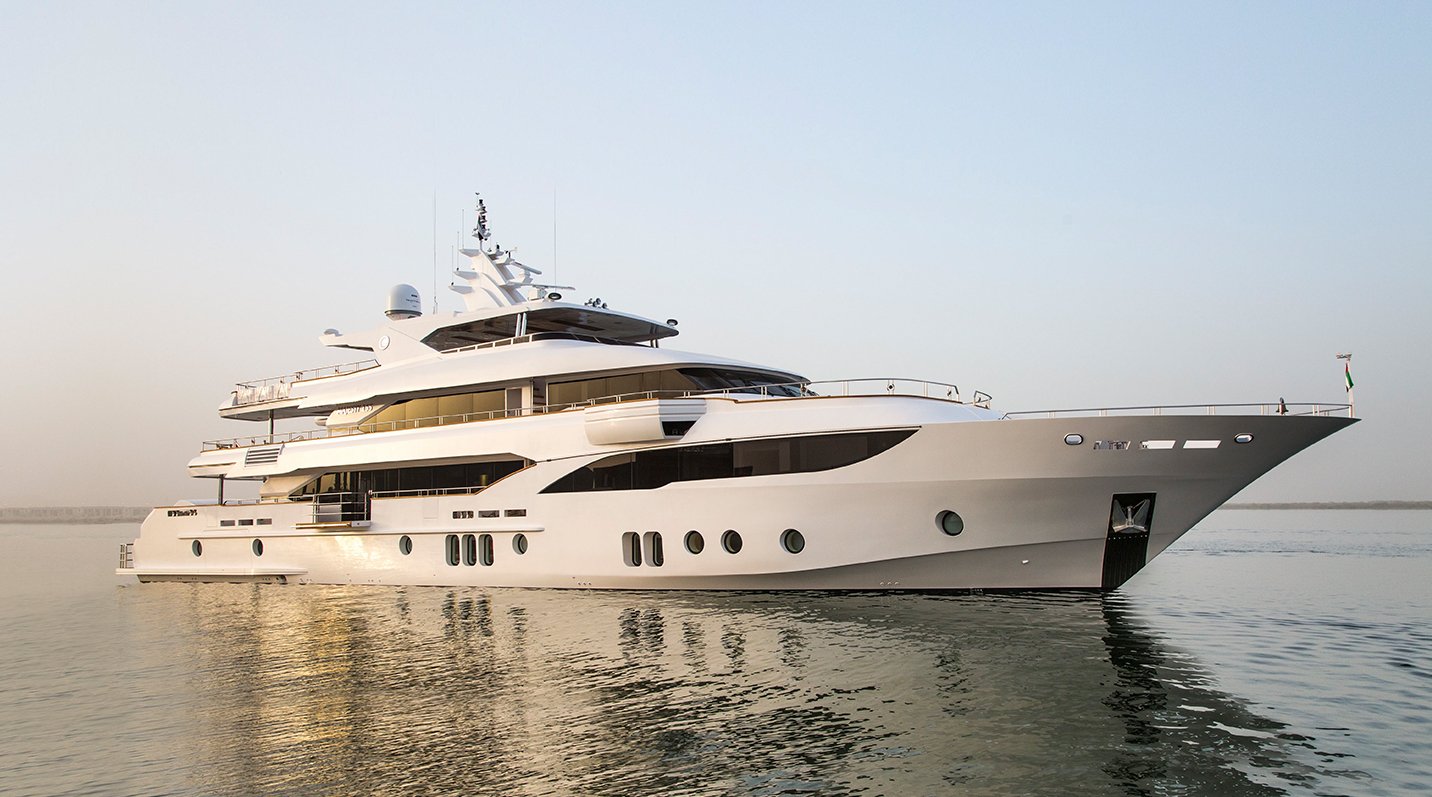 Majesty 155 | Luxury Superyacht with Jaccuzi on Deck For Sale in UAE |  Majesty Yachts